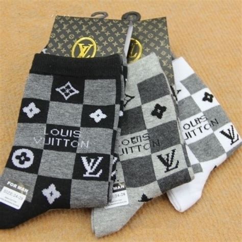 black louis vuitton socks|Louis Vuitton socks for men.